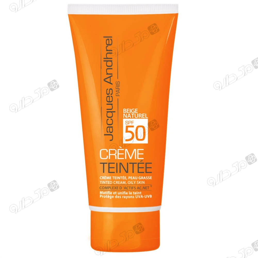 ضد آفتاب SPF 50 پوست چرب بژ طبیعی ژاک آندرل